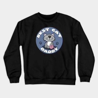 Cat daddy pajamas Crewneck Sweatshirt